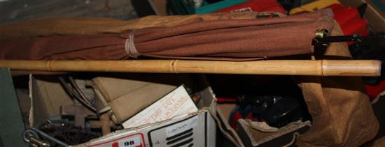 Fishing rods, reels etc